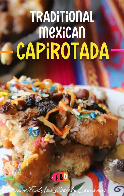 Receta en español: 
Recipe in english: https://foodanddealsbylaura.com/authentic-capirotada-traditional-mexican-recipes-for-lent/ Mexican Capirotada Recipes, Traditional Capirotada Recipe, Capirotada Recipe, Traditional Mexican Recipes, Recipes For Lent, Mexican Cuisine Recipes, Mexican Bread Pudding, Traditional Mexican Desserts, Lent Season