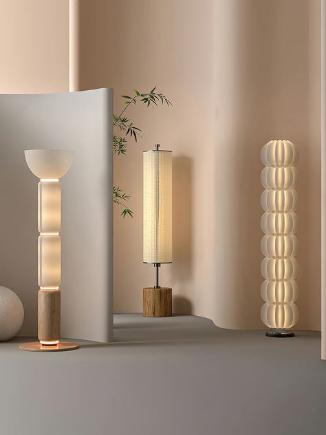 Ficupala Floor Lamp – Radilum Modern Lamp Standing, Cool Floor Lamps Modern, Stacked Ball Floor Lamp, Minimal Home Accessories, Office Wall Light, Sculpture Floor Lamp, Abstract Floor Lamp, Sculptural Floor Lamps, Japandi Floor Lamps