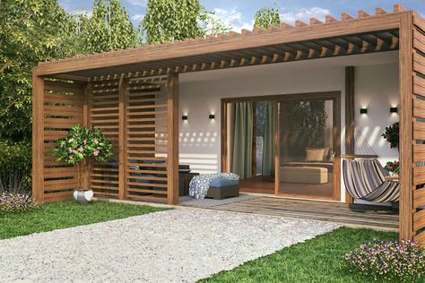 21 Welcoming Guest House and Cottage Ideas Design Casa Piccola, Guest House Small, Backyard Guest Houses, Guest House Plans, Garden Cabins, Backyard Cottage, Summer House Garden, Best Tiny House, A Small House