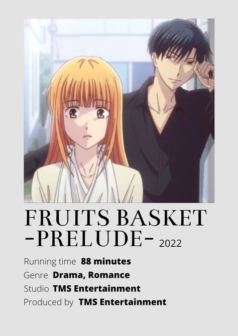 Fruits Basket Prelude Anime Minimalist poster 😊 Fruits Basket Prelude, Relatable Illustrations, Life With A Newborn, Anime Minimalist Poster, Best Romance Anime, Japanese Animated Movies, Anime Suggestions, Fruits Basket Anime, About Pregnancy