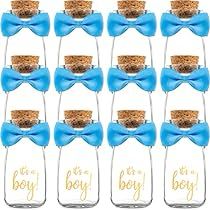 Baby Shower Favors For Guests, Gender Reveal Party Gifts, Baby Shower Favours For Guests, Baby Boy Shower Party, Baby Shower Prizes, Glass Baby Bottles, Baby Boy Shower Favors, Vintage Baby Shower, Table Centerpiece Decorations