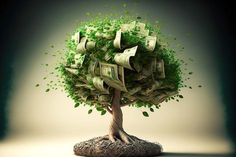 Money Slogans, Money Tree, Premium Photo, Save Money, Money, Building