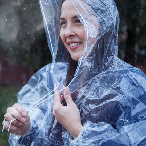 Emergency Survival Kit, Rain Poncho, One Size Fits All, Rain Jacket, Heavy Duty, Travel, Ponchos