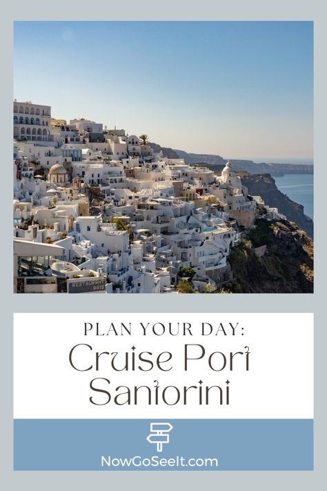 Mykonos Cruise Port, One Day In Santorini, Santorini Cruise Port, Mykonos Itinerary, Greek Getaway, Santorini Itinerary, Italy Cruise, Greek Cruise, Italian Cruises