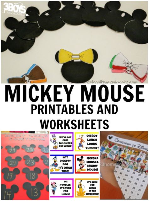 Mickey Mouse Worksheets and Printables http://3boysandadog.com/mickey-mouse-worksheets-and-printables/?utm_campaign=coschedule&utm_source=pinterest&utm_medium=3%20Boys%20and%20a%20Dog&utm_content=Mickey%20Mouse%20Worksheets%20and%20Printables Mickey Mouse Worksheets, Mickey Mouse Preschool, Printable Mickey Mouse, Mickey Mouse Classroom, Mickey Mouse Printables, Disney Themed Classroom, Wine Blog, Mickey Theme, Free Homeschool Printables