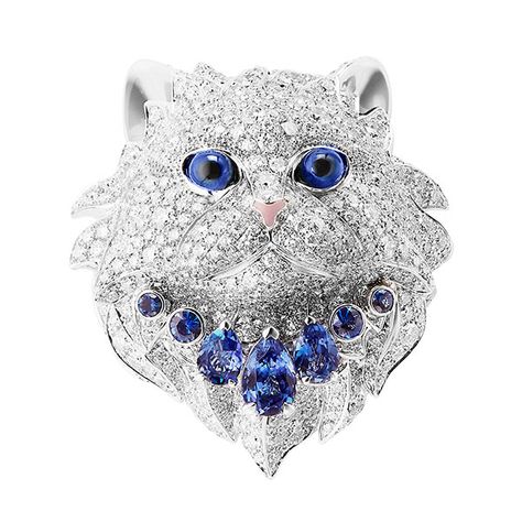 The Cat’s Out of the Bag at Boucheron – JCK Blue Persian Cat, Luxury Jewelry Gift, Fairy Pendant, Cat Pendant Necklace, Fairy Necklace, Gift For Woman, Cat Pendants, Ethical Jewelry, Cat Necklace