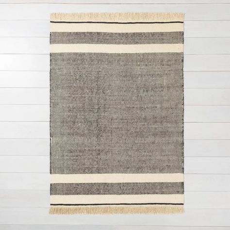 9' X 12' Jute Area Rug Black/natural - Hearth & Hand™ With Magnolia : Target Black Hearth, Magnolia Decor, Jute Rug Runner, Jute Runner, Jute Area Rug, Hearth & Hand With Magnolia, Indoor Mat, Charcoal Rug, Jute Area Rugs