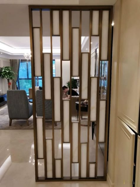 Wooden Panel Design, Wood Entrance, Wall Partitions, Modern Partition, Modern Partition Walls, Room Partition Wall, Wood Partition, Space Divider, Wall Partition Design