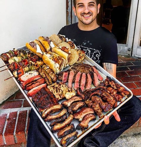 The size of your barbecue platter matters. #NotFakeNews  Courtesy: @thegrubfather at @chubsmeats #livefirerepublic #chef #grill #grilling #bbq #barbecue #carne #churrasco #feedme #bacon #pork #beer #prime #meat #meatlover #carnivore #paleo #glutenfree #feast #instagood #foodstagram #livefire #livefirerepublic #ribs #bucketlist #firemakeseverythingbetter Family Dinner Restaurant, Meat Buffet, Dinner Boards, Meat Platters, Meat Ideas, Plates Ideas, Bbq Party Food, Bbq Plates, Meat Lover