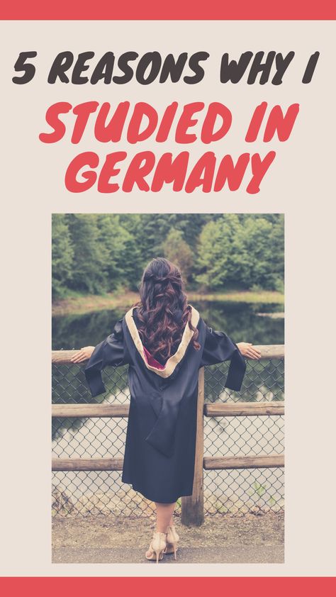 Are you thinking about studying abroad? If so, Germany is a good option to consider. I am so happy that I made my decision to study in Germany. Here are the 5 reasons why. Study Abroad Germany, Study In Germany, Life In Germany, Why Study, Hong Kong People, Business Major, Backpacking Europe Packing List, Moving To Germany, German People