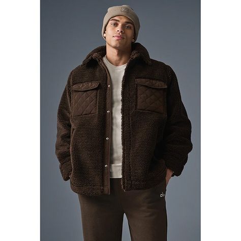 Sherpa Edge Shacket #taswiquh #Sherpa_Shacket #Edge_Jacket #Cozy_Layer #Fall_Outerwear #Casual_Shacket #Fleece_Edge #Warm_Sherpa_Jacket #Street_Style As on-trend as it is totally practical, this shacket will be your go-to layer as temperatures drop. It has an easy fit that’s generous without being tooooo big, front snaps, a classic collar and cuffs and a thigh-grazing hem. Quilted flap pockets and elbow patches add a touch of contrast. Wear it as a shirt, cozy up in it at home or layer it o... Sherpa Shacket, Fall Outerwear, Sherpa Jacket, Elbow Patches, Collar And Cuff, Flap Pocket, At Home, Street Style, Collar