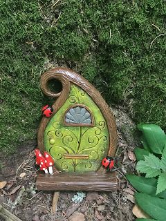 Ceramic Fairy Doors, Elf Garden, Faerie Door, Diy Fairy Door, Cottage Fairy, Fairy Garden Doors, Fairy Tree Houses, Woodland Cottage, Clay Fairy House