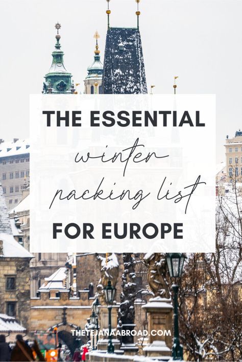 Europe Winter Packing, Carryon Packing List, What To Wear In Europe, Packing List For Europe, Europe In November, Winter In Europe, Europe In Winter, Winter Cruise, Minimal Packing