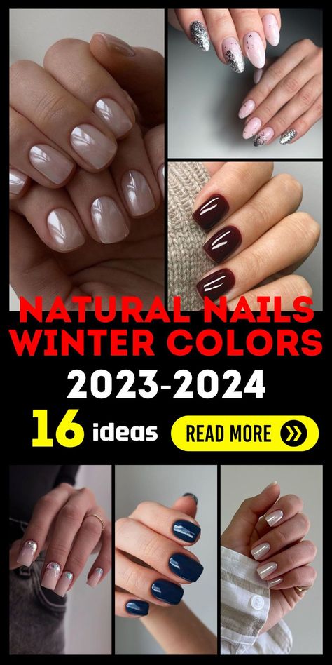 Natural nails winter colors 2023-2024 are here to help you express your style this season. Whether you prefer short or long nails, these shades are suitable for both light and dark skin tones. Explore acrylic, dip powder, and gel options for your manicure and pedicure. Get inspired with classy and simple designs, including French tip and neutral toe colors that radiate sophistication. Dip Colors For Nails Winter, Winter Sns Nails 2023, January Dipped Nails, Cute Short Gel Nails Winter Simple, 2024 Nail Trends Winter Short, Late Winter Nails 2024, Dip Powder Colors Winter, Winter Nail Colors Dip Powder, Classic Nails Elegant Winter