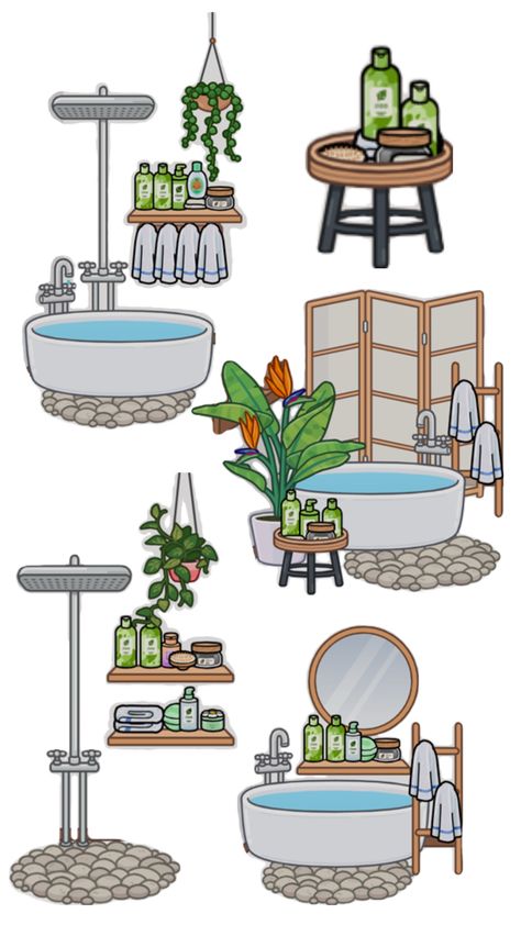 Toca Boca Tocaboca House Ideas, Toca Boca Bathroom, Toca Boca Home Ideas, Toca Boca Home, Boca Recipe, Toca Boca Hair Salon, Toca Life World Aesthetic, Toca World Ideas, Toca Life World Aesthetic Pfp