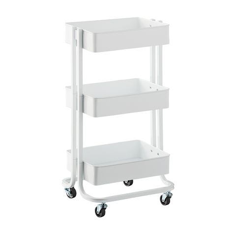 NEW Pantry Organizers, Storage Trolley, Hamper Storage, The Home Edit, Rolling Cart, Storage Cart, The Container Store, Shop Organization, Office Desktop