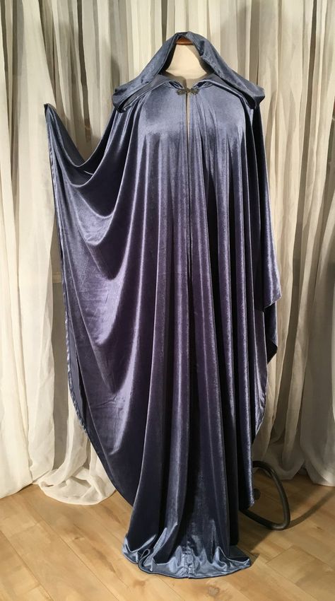 Arwen cloak. Comes with clasp choices. Percy Jackson Musical, Velvet Cloak, Wizard Party, Star Wars Fashion, Fantasy Dress, Stretch Velvet, Fantasy Clothing, Full Circle, Be Free