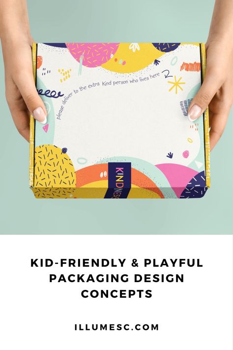 We've been busy working on some super fun, kid-friendly and playful packaging design concepts for a client pitch! Mailer boxes are a fave because all sides can be custom designed and printed to fit any look, from whimsical to elegant 📦 Beauty Packaging Design Boxes, Whimsical Packaging Design, Cute Box Packaging, Kids Packaging Design, Fun Packaging Design, Kids Package Design, Playful Packaging, Mailer Box Design, Kids Branding Design