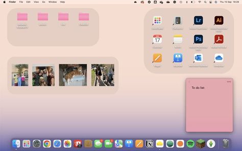 macbook desktop layout and design Script Fame Dr, Desktop Layout, Macbook Hacks, Mac Backgrounds, Pink Macbook, Desktop Wallpaper Macbook, Camera Wallpaper, Mac Desktop, Macbook Desktop