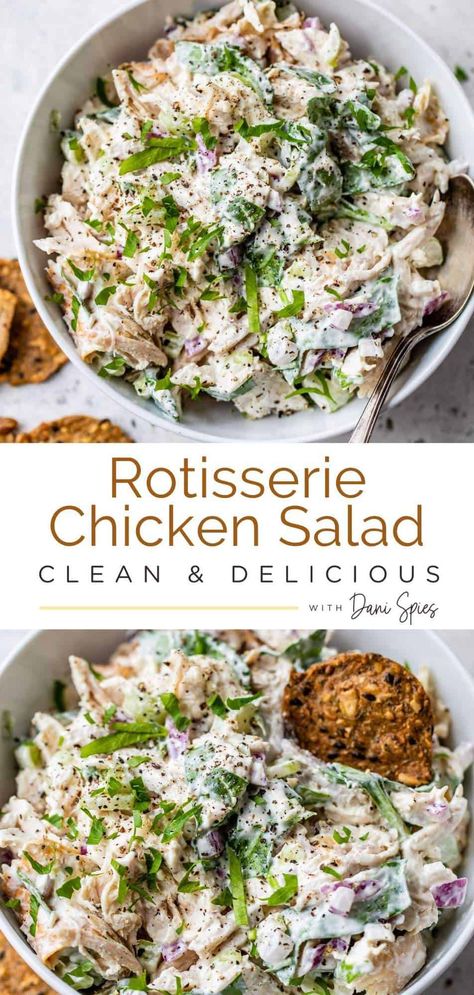 Rotisserie Chicken Recipes Healthy, Shredded Chicken Salads, Salad Sandwich Recipe, Chicken Salad Sandwich Recipe, Rotisserie Chicken Salad, Delicious Chicken Salad, Chicken Salad Recipe Easy, Easy Chicken Salad, Chicken Lunch