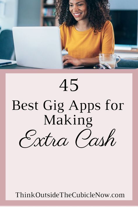 Need some extra cash? Try these 45 gig apps. Gig Work, Gig Economy, Business Courses, Side Gigs, Making Extra Cash, Cubicle, Be Your Own Boss, Remote Jobs, Extra Cash