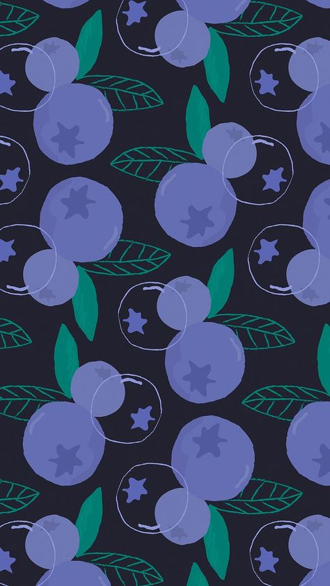 Blueberry Images, Fruit Blueberry, Blueberry Pattern, Iphone Wallpaper Cute, Asthetic Picture White And Black, Wallpaper Background Design, Background Cute, Free Illustration Images, Fruits Images