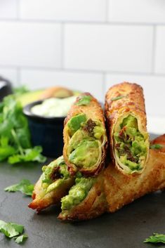 Cheesecake Factory Avocado Egg Rolls, Vegan Copycat, Vegan Egg Rolls, Copycat Cheesecake Factory, Avocado Egg Rolls, Vegan Living, Cheesecake Factory, Food Picks, Vegan Appetizers