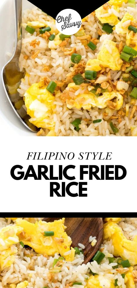 Egg Fried Rice Recipe Easy, Fried Rice Healthy, Rice With Egg, Toasted Rice, Beef Fried Rice, Chef Savvy, Fried Rice Recipe Easy, Fried Rice With Egg, Garlic Fried Rice