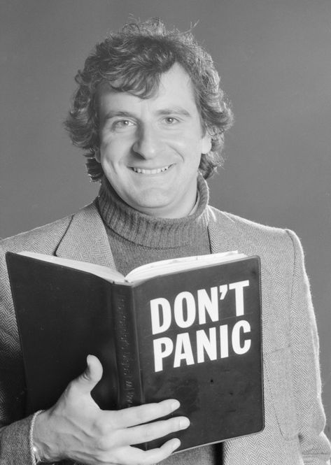 The great Douglas Adams, author of The Hitchhiker's Guide to the Galaxy, apparently had a quote for every occasion. 42nd Anniversary, Eric Idle, Michael Palin, Hitchhikers Guide To The Galaxy, Douglas Adams, Hitchhikers Guide, Never Grow Old, Guide To The Galaxy, Writer Quotes