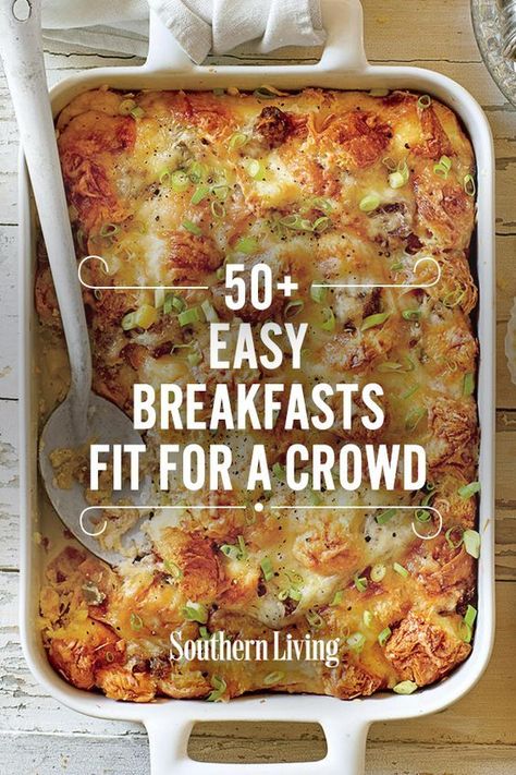 Sausage Casseroles, Breakfast Potluck, Easy Breakfasts, Recipes Savory, Breakfast For A Crowd, Easy Brunch Recipes, Breakfast Casserole Easy, Big Breakfast, Cooking For A Crowd