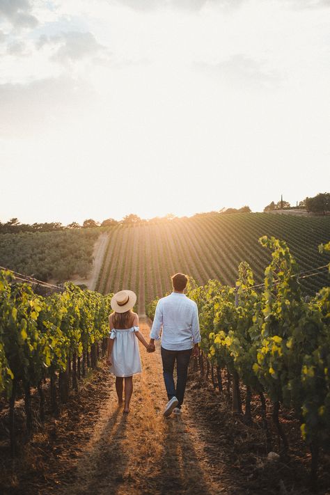 A Moment Of Romance, Vineyard Engagement Photos, Vineyard Photography, Shooting Couple, Alexandra Pereira, Anniversary Photography, Cute Engagement Photos, Couple Engagement Pictures, Wine Photography