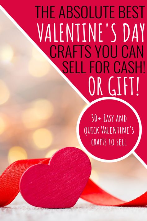 Quick Valentine Crafts, Valentine Crafts To Sell, Ideas To Sell, Diy Valentines Cards, Diy Valentine's Day, Diy Valentines Decorations, Sell Diy, 3d Svg, Diy Valentines Crafts