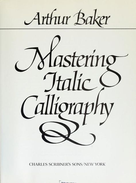 Italic Calligraphy, Columbia University Library, Type Specimen, Luxury Font, Lettering Fonts, Internet Archive, The Borrowers, Texts, Calligraphy