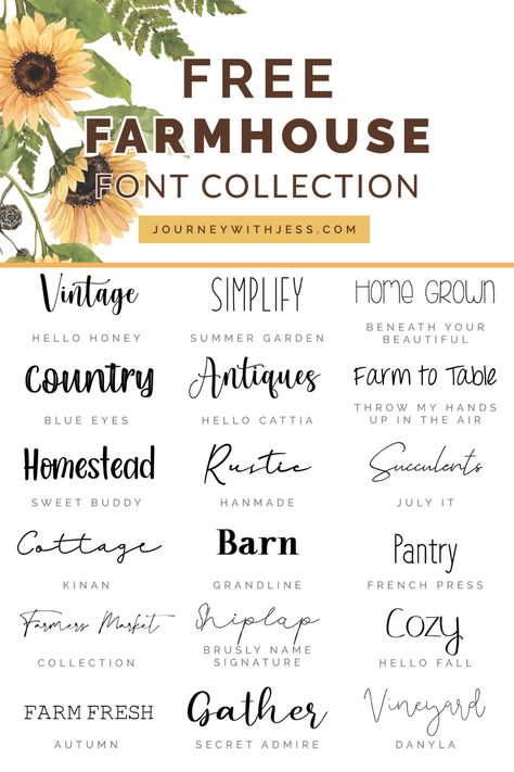 Farmhouse Fonts, Letters Tattoo, Font Love, Alfabet Font, Vinyle Cricut, Farmhouse Font, Idee Cricut, Projets Cricut, Cricut Projects Beginner