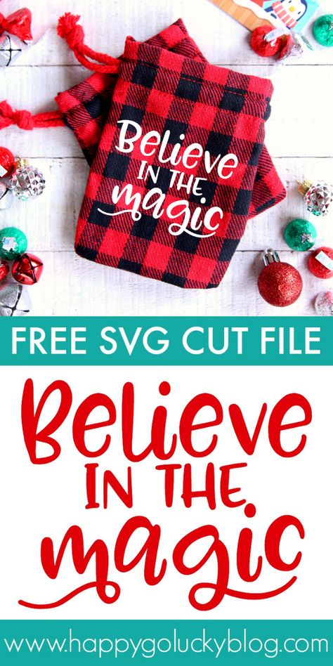 Free Cricut Downloads Svg Christmas, Christmas Svgs, Cricut Svg Files Free, Cricut Christmas Ideas, Christmas Cricut, Crafts For Teens To Make, Free Svgs, Magic Gift, Believe In The Magic