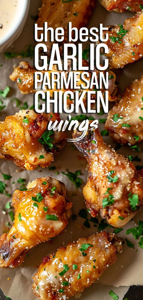 Garlic Parmesan Wings [40 Minutes] – Chasety Garlic Parmesan Wings Crockpot, How To Make Garlic Parmesan Wings, Spicy Garlic Chicken Wings, Garlic Parmesan Marinade For Chicken, Pizza Hut Garlic Parmesan Wings Recipe, Garlic Parm Sauce For Wings, Sweet Baby Rays Garlic Parmesan Recipes, Easy Garlic Parmesan Wings, Garlic Parm Wing Sauce