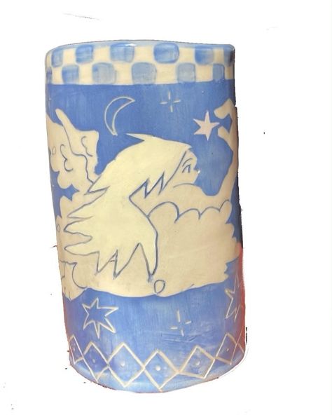 Surface Design Ceramics, Ceramic Cylinder Ideas, Pottery Surface Design, Ceramic Cylinders, Pot Design, Summer Illustration, Ceramic Shop, Pottery Crafts, Ceramics Pottery Art