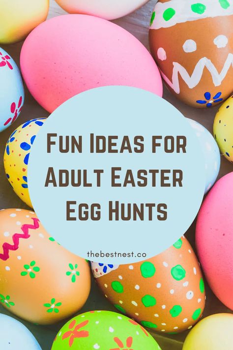 Easter Host Gift Ideas, Easter Egg Games For Teens, Easter Game Ideas For Adults, Easter Activities For Adults Party Games, Easter Egg Hunt Ideas For All Ages, Family Easter Egg Hunt Ideas, Fun Easter Ideas For Adults, Fun Adult Easter Games, Easter Party Adults