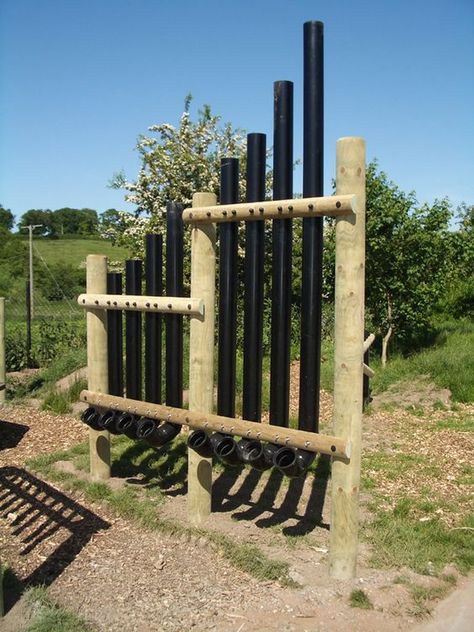 Outdoor Music Area, Outdoor Instruments, Musical Playground, Sensory Trail, Sound Garden, Music Garden, Sound Sculpture, Outdoor Music, Sensory Garden