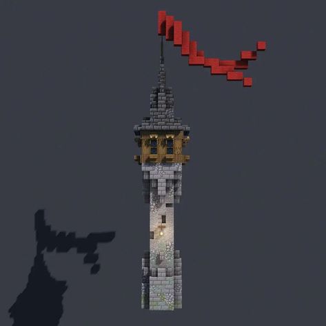 Midevil Lighthouse Minecraft, Minecraft Midevil Houses How To Build, Minecraft Viking Statue, Minecraft Watchtower Simple, Medieval Tower Minecraft, Minecraft Monument, Minecraft Pillar, Minecraft Tower Design, Minecraft Watchtower