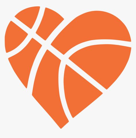 Basketball Mom Svg Free, Free Basketball Printables, Basketball Svg Free, Basketball Clip Art, Heart Svg Free, Heart Basketball, Basketball Heart, Basketball Drawings, Basketball Clipart