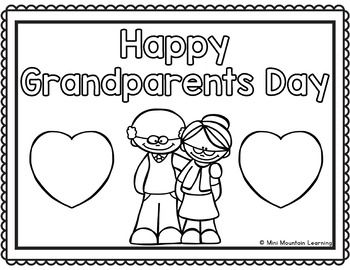 Grandparents Day Coloring Page by Mini Mountain Learning | TpT Grandparent Day Coloring Pages, Grandparents Day Coloring Pages, Preschool Grandparents Day, Grandparents Day Cards, Happy Grandparents Day, Parents Day, Preschool Teacher, Grandparents Day, Teacher Store