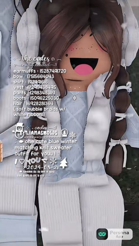 Cute Clothes Bloxburg Codes, Cozy Outfit Codes For Bloxburg, Preppy Berry Avenue Outfits, Codes For Outfits In Bloxburg, Cute Outfits In Berry Ave, Bloxburg Winter Clothes Codes, Winter Outfits Codes Bloxburg, Christmas Berry Avenue Codes Clothes, Winter Outfit Berry Avenue Codes