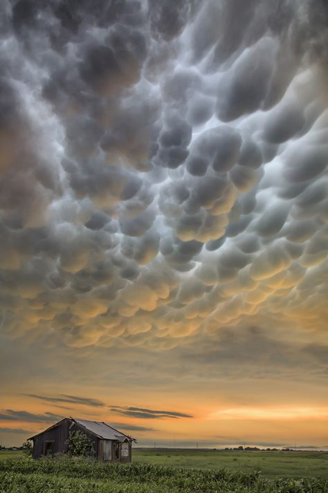 These 4 Photos Beat Out 40,000 to Win The Weather Channel’s Photo Contest Mammatus Clouds, Matka Natura, Wild Weather, Wallpaper Cantik, Belle Nature, The Weather Channel, Cloudy Sky, Storm Clouds, Old Barn