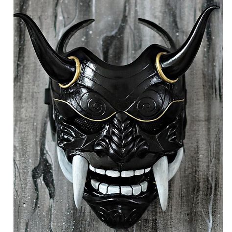 Oni mask tattoo