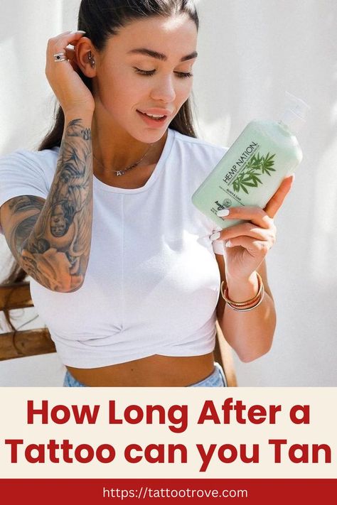 how long after a tattoo can you tan Fake Tanning Routine, Tanning Moisturizer, Tattoo S, Tattoo Care, Tanning Oil, Fake Tan, New Tattoo, Tanning, New Tattoos