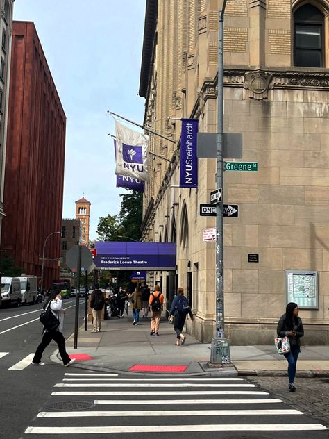 Nyu Nursing School, Nyu Tisch School Of The Arts, Nyu Film Student Aesthetic, New York School Aesthetic, Nyc Student Aesthetic, Nyu Student Aesthetic Dorm, Nyu Tisch Aesthetic, New York College Aesthetic, Nyu University Aesthetic