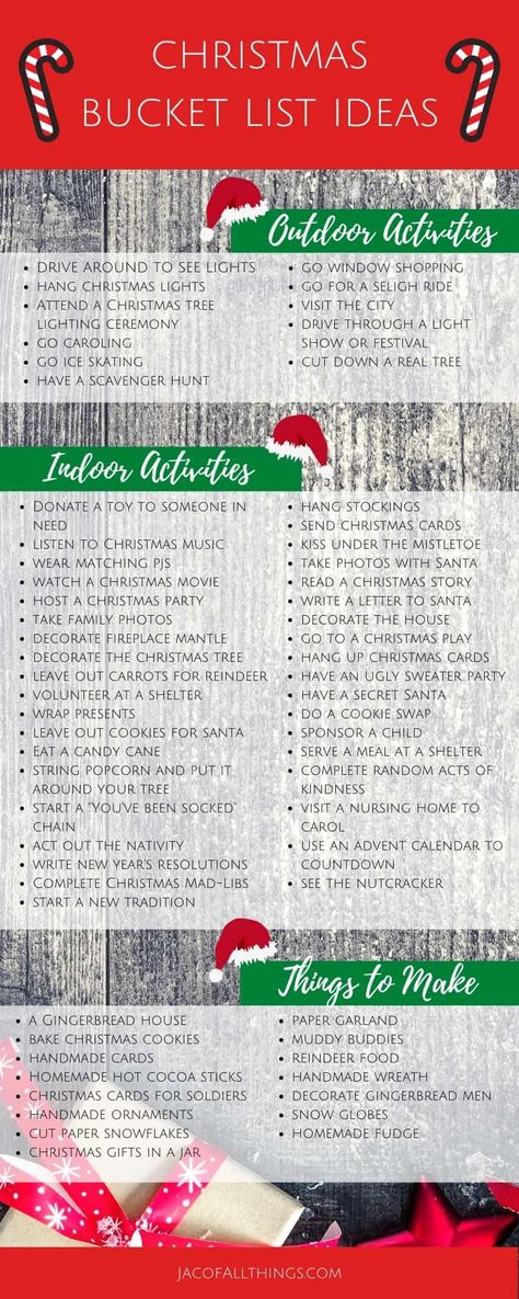 Christmas Checklist, Christmas Activities For Families, Christmas Things To Do, Christmas To Do List, Send Christmas Cards, Fun List, Christmas Bucket List, Fun Christmas Activities, Christmas Bucket