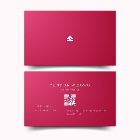 Pink Visiting Card, Black Business Card Mockup, Business Card Pink, Visiting Card Templates, Feminine Business, Yellow Business Card, Pink Feminine, Pink Business Card, Stylish Business Cards