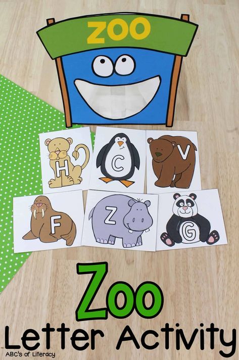 Zoo Animals Preschool Activities, Zoo Activities Preschool, Zoo Animals Preschool, Preschool Zoo Theme, Language Activities Preschool, Preschool Language Arts, Zoo Preschool, Zoo Phonics, Zoo Crafts